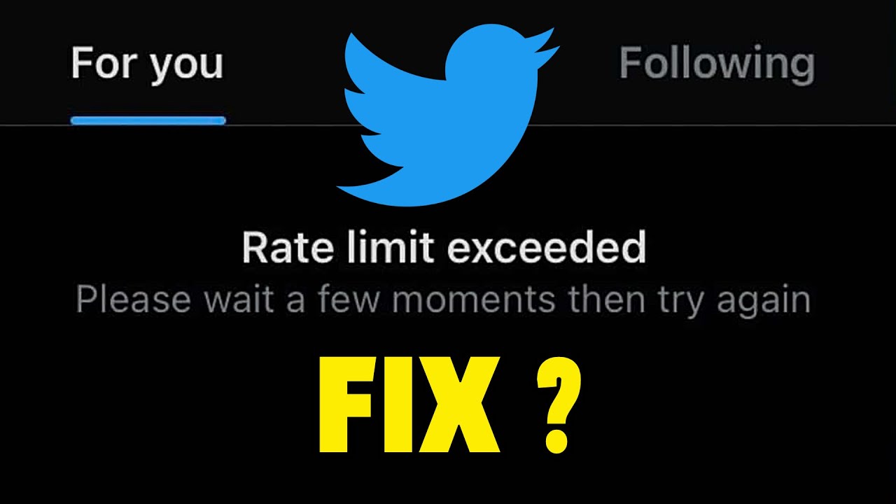What does Twitter ‘rate limit exceeded’ mean for users?